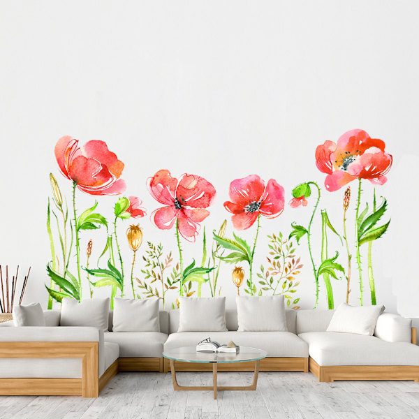 Super vackra blommor väggdekoration-väggdekoration för levande R