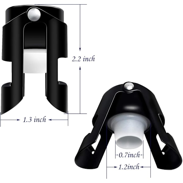 Mousserende Vin Prop Premium Rustfrit Stål Champagne S