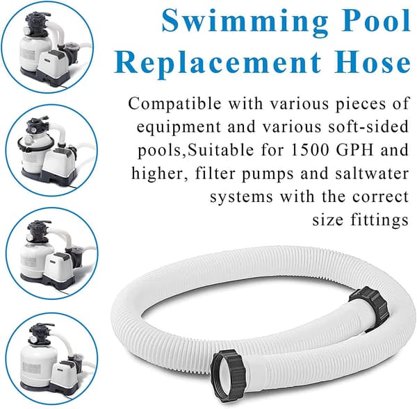 Slangdiameter 38 mm Lämplig för INTEX Poolslangadapter Ersättning