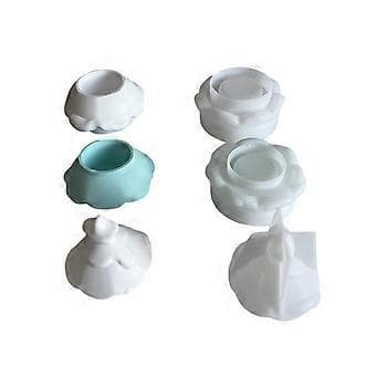 Plassbesparende design Julepynt Holder 3-lags separate rom for assortert dekorasjon oppbevaringsløsning