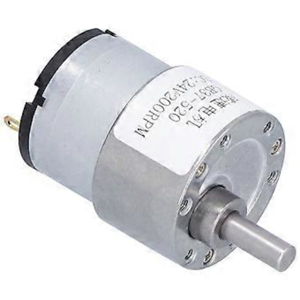 Växelmotorreduktion Växlad låda Utrustning Industriell kontrolltillbehör 200RPM DC24V GB37?520 ( )