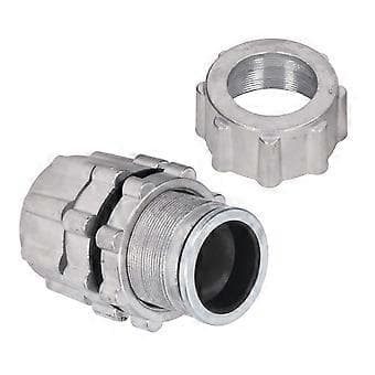 Støvfjerner Rørforbinder Aluminiumlegering Solenoid Pulsventil Hurtigforbinder Adapter 3.81cm/1.5in ( )