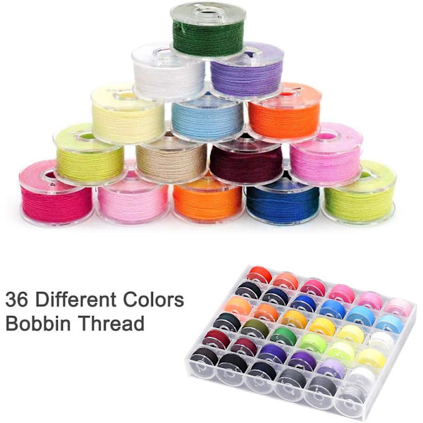 36 stycken syspoler, symaskinsspole, symaskin B