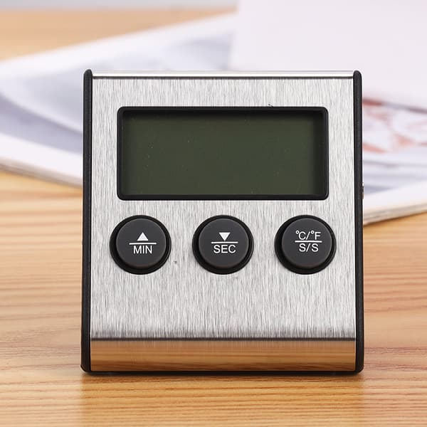 Mini digital timer, 24-timers format, nedtælling og stopur, medicinsk