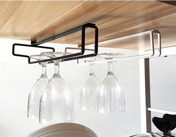 2 stk vinglassholder under skap vinglassholder stilk
