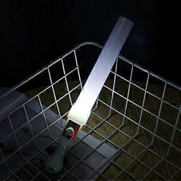 3 tilstande Blinkende LED Lys Stave Slanke Selvlysende Stave Lysende Legetøj Sikkerheds Lyssværd Festartikler Holdbar Gul Yellow