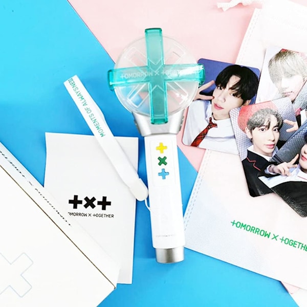 Morgen X Together TXT Lightstick One Random Photo Card med Carry