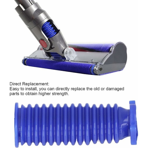 2 st mjuka plyschremsor slang kompatibel med Dyson V7 V8 V10 V11,