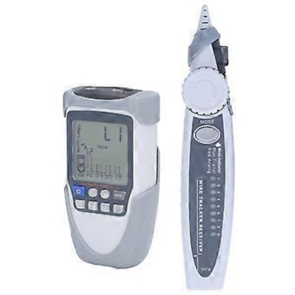 Nätverkskabeltestare LCD Digital Analog Multifunktion POE Wire Tracker Line Finder med väska ( )