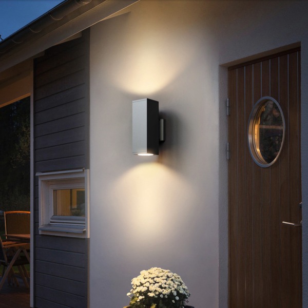 Utomhusvägglampa Nätdriven, IP65 Utomhuslampa Exteriörvägg