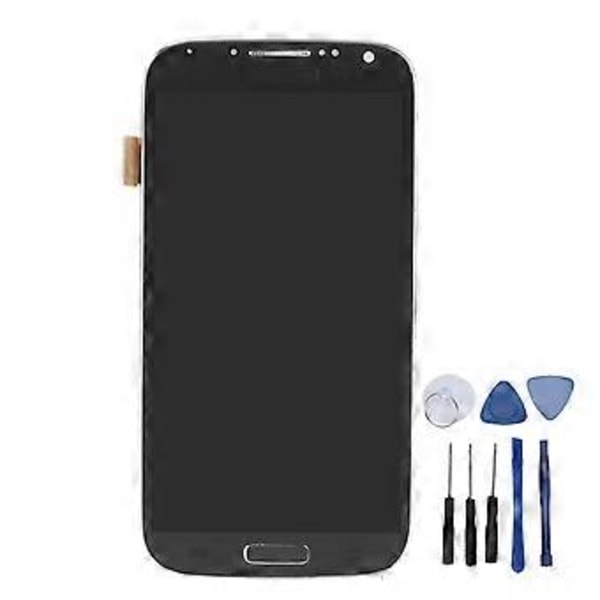 Skärmersättning LCD-skärm Touch Digitizer-enhet för Samsung Galaxy S4 Svart ( )