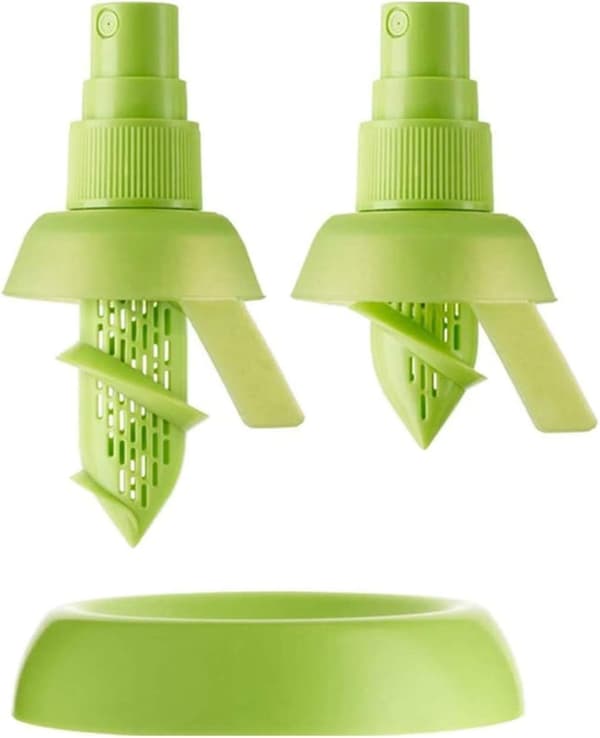 Sitronpresse, sitronspray, sitrusspray - spray en klem av le