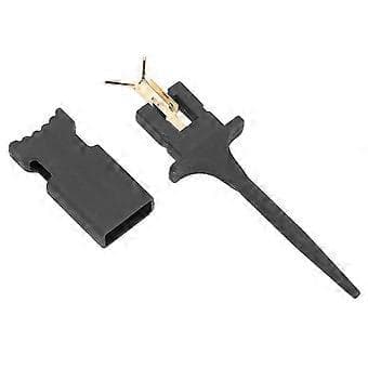 Testhage Mini IC Testklemme PA til Elektronisk Eksperiment Reparation Vedligeholdelse Sort ( )