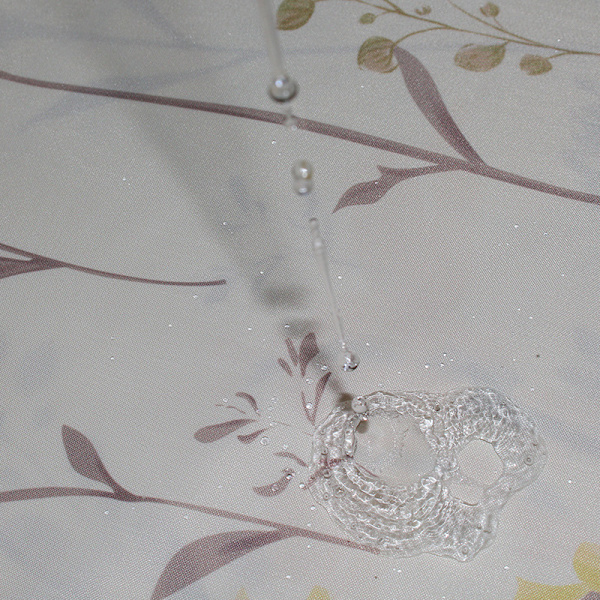 Duschdraperi 100 x 200cm Växter Blommor Tjockt Polyestertyg
