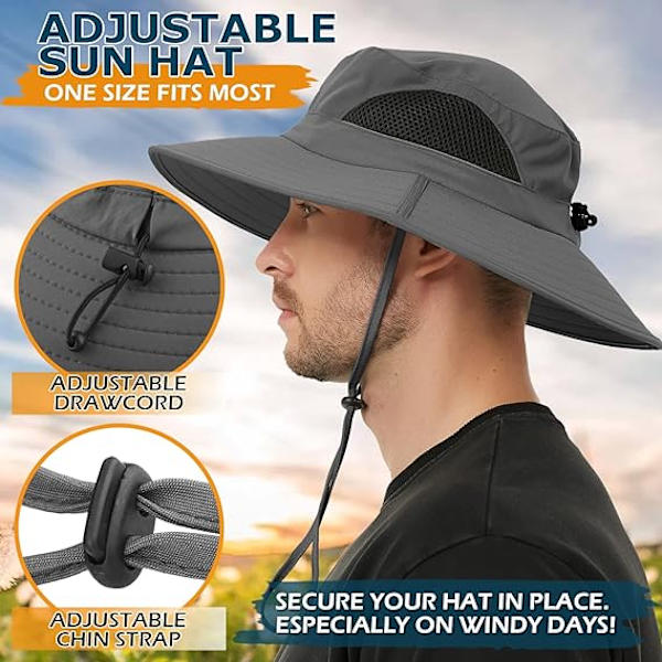 Naturlig stråhatt sommarhatt, unisex