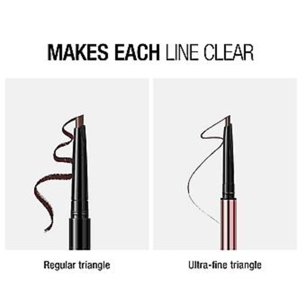 Precision Brow Pencil Ultra Fine Långvarig Dubbelanvändning Ögonbrynspenna Med Borste För Kvinnor Flickor (2)