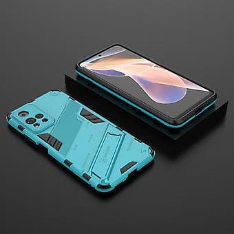 Slankt deksel for Redmi Note11 Pro 5G Støtsikkert tolags stativdeksel Blue