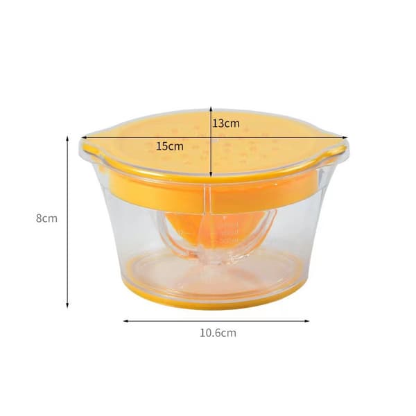 Juicer, 0.4 L, transparent/gul