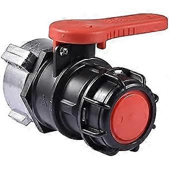 Udskiftningskuglehane IBC-adapter til kuglehane - 75 mm