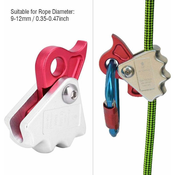 Rope Descender, 15KN Climbing Descender Gear Rock Climbing Grips f