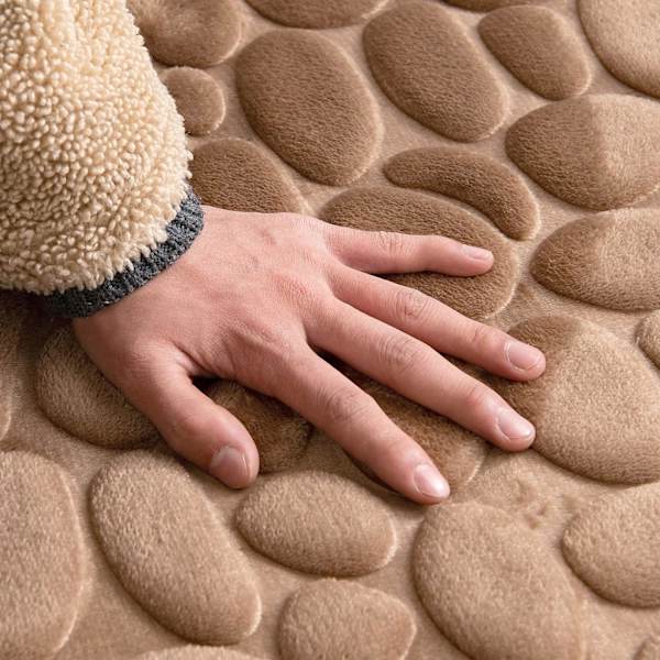 40x60CM kaffeentrématta Badmatta i Memory Foam Hydrophilic P