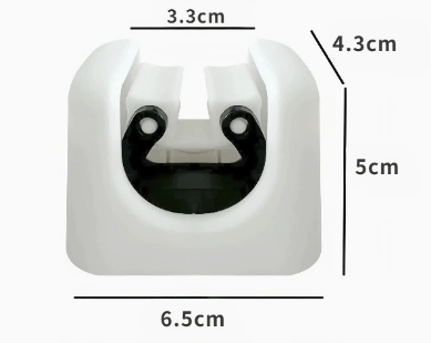 Veggmontert kost- og moppholder - Sett med 4