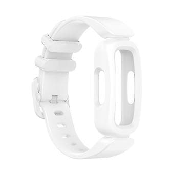Til Fitbit Inspire 2 Silikone Urrem White