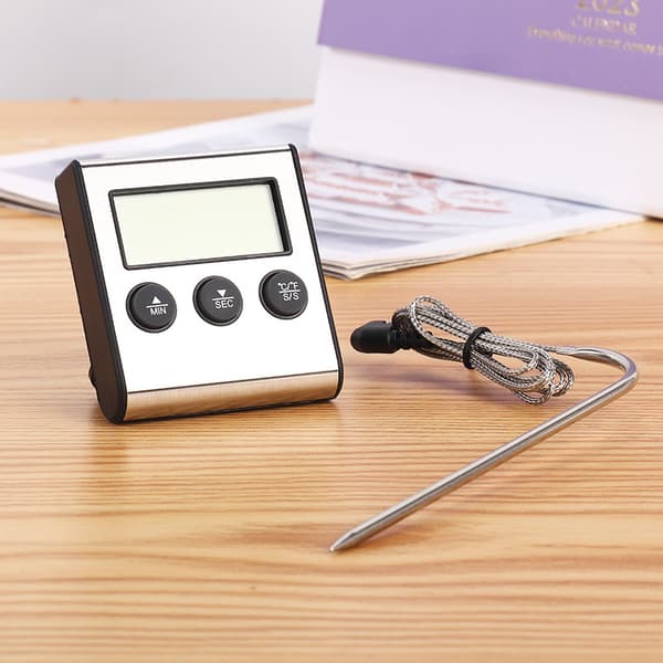 Mini digital timer, 24-timers format, nedtælling og stopur, medicinsk