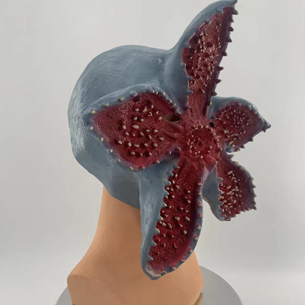 Halloween Demogorgons Mask, Cosplay Kostym Huvudbonader Latex Masker,