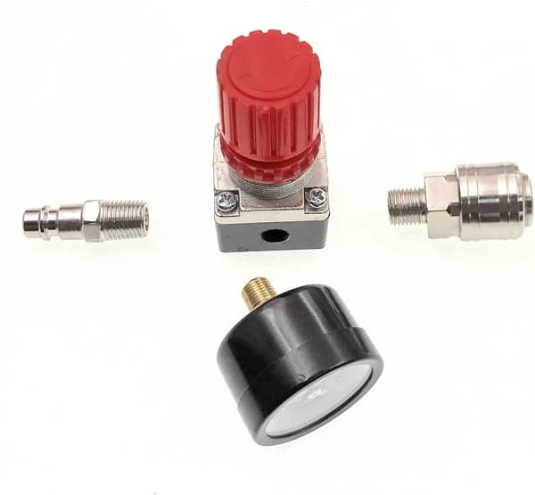 1/4\" luftkompressor trykkregulator, 1/4\" pneumatisk trykkregulator