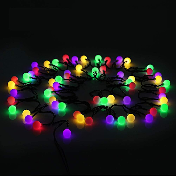 1st Multicolor Outdoor Solar String Lights 100 LEDs 12M Vattentät