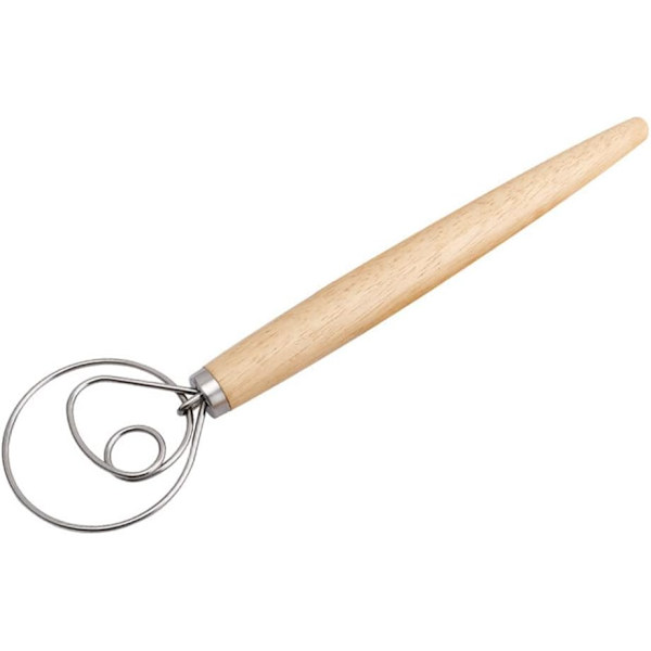 Set, bröddeg stavmixer, trähandtag köksbakning t