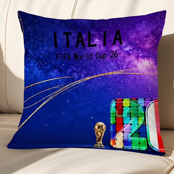VM-tema putetrekk: Supporterutstyr Sofapute - 45 x 45 cm 45*45cm