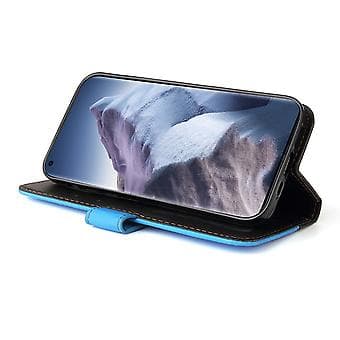 Läderfodral för Xiaomi Mi 11 Ultra Blue