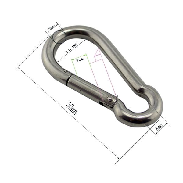 Shade Sail Fästsats, 316 rostfritt stål Shade Sail Hardware