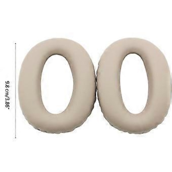 1 par öronkuddar öronkuddar öronmuffar för WH-1000XM2 hörlurar, högkvalitativa headset-tillbehör svart Black