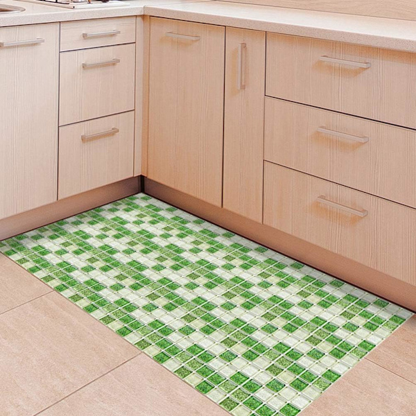 10 st Mosaik Kakeldekaler Självhäftande Vattentäta Mosaikplattor