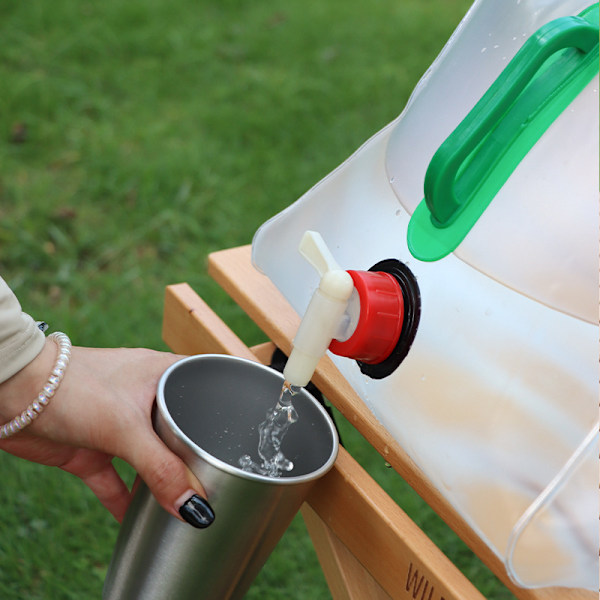 Vikbar vattenförvaringstank, utomhus portabel vattenkokare, grill camping utomhus specifik vattenförvaringspåse, 10L 10L