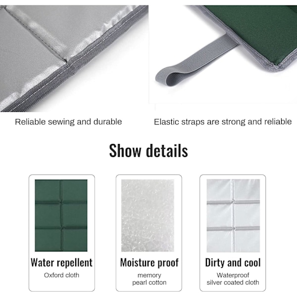 2 ST hopfällbar sittdyna Thermal sittdynor Foam Folding Cus