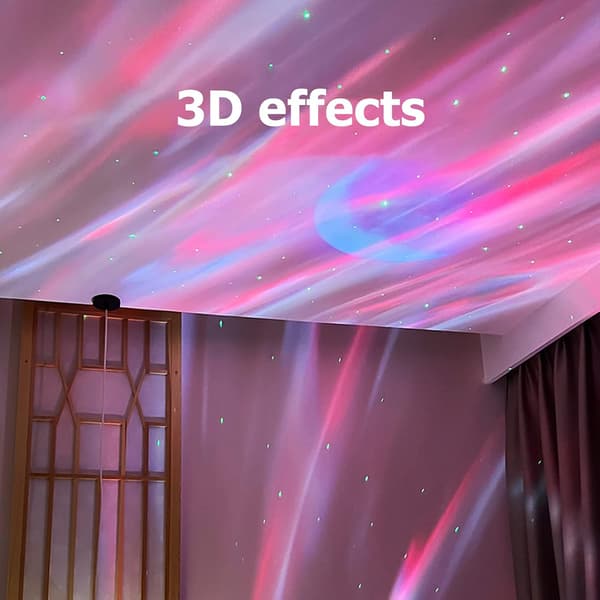 Stjärnprojektionslampa USB-driven Sovrum Ambient Light Projektor