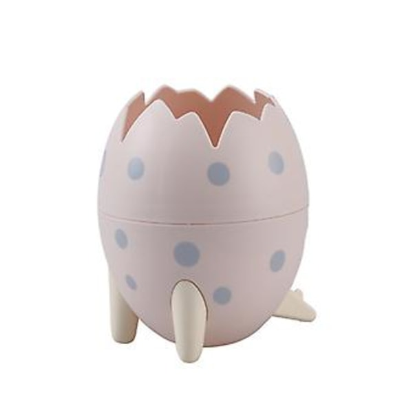 Papperskorg Dinosaurieägg Skrivbordsförvaringshink Clamshell Stor Kapacitet Multifunktionell Kompakt (Grön)