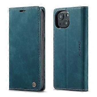 CaseMe-013 Läderfodral För iPhone 13 För iPhone 13 Blue