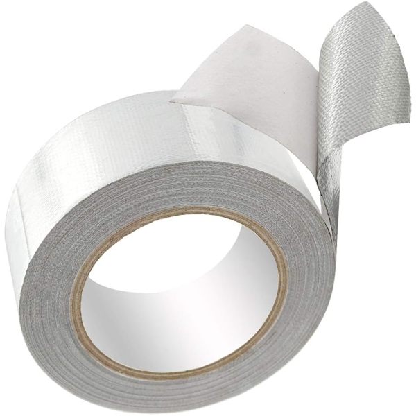 Aluminiumhäftande tejp Tätningslist 50mm x 20m förstärkt med