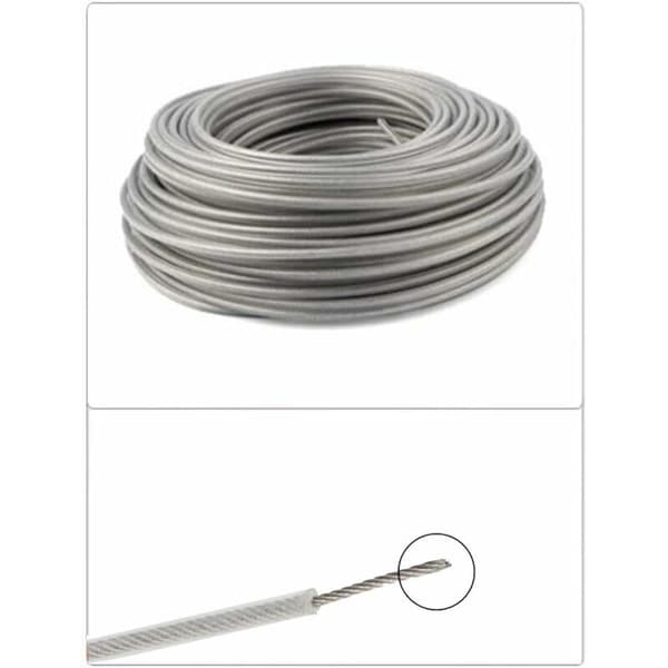 Universal Kanttrimmerline, 3,0 mm ståltrimmerline, kraftig børste