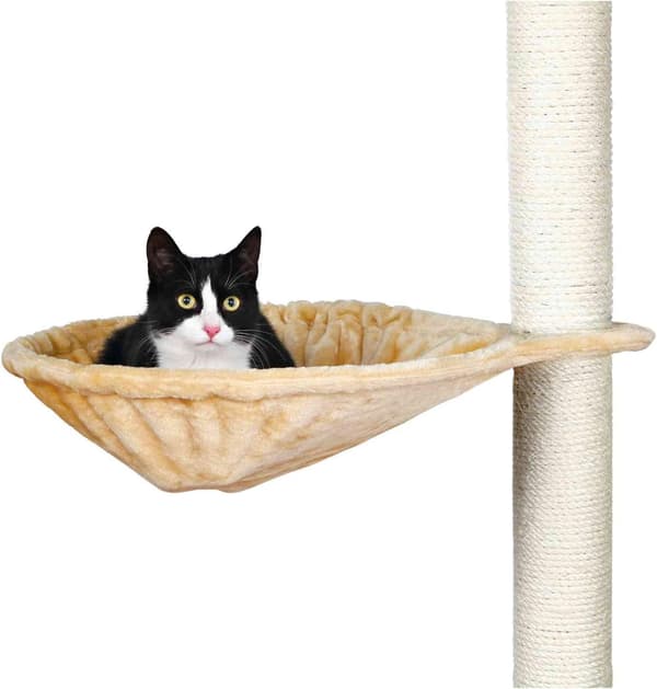 Kattsäng - Tillbehör för klösstolpe, Beige, diameter 35cm