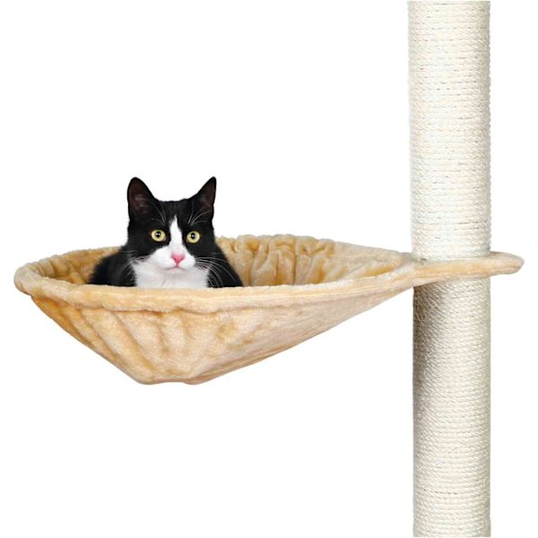 Kattsäng - Tillbehör för skrapstolpe，Beige，diameter 35cm