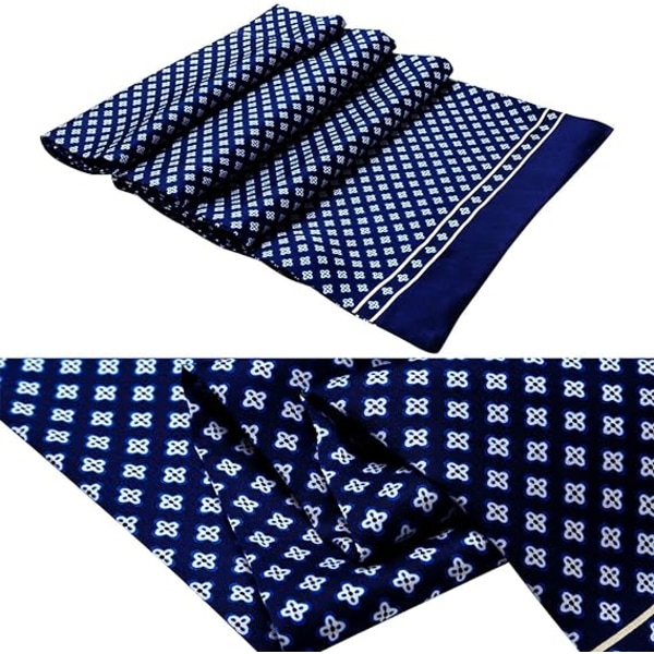 Scarf för män, Sidenscarf för män, Modepresent för män, Double L