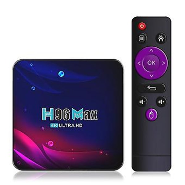 Android 11 Smart TV-box för hemmet med hög prestanda, mediaspelare för sovrum (EU-kontakt 4GB 32GB)