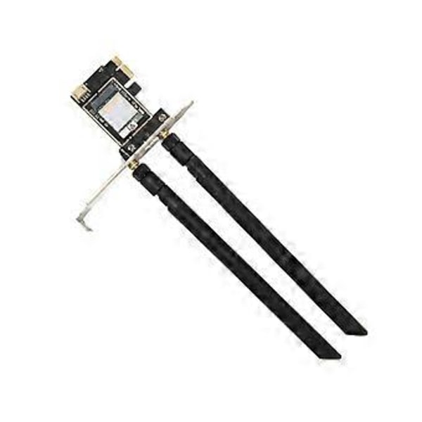 PCIe-nätverksadapter RTL8822CE 2.4G 5G Dual Band 1200Mbps Bluetooth 5.0 PCIEx1 Desktop Wireless Network Card ( )