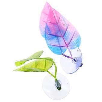 Akvariumpynt Betta Blad Gyte Seng ABS Materiale 2 stk